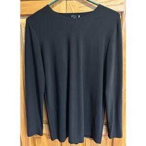 Norma Kamali Women's Long Sleeve Crew Top Size XS